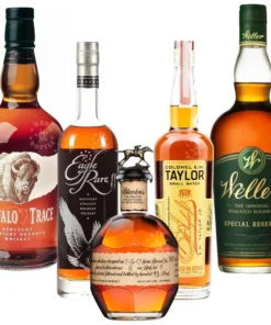 Blanton's, E.H. Taylor, Eagle Rare, Buffalo Trace, & W.L. Weller Special Reserve Premium Collection Bundle (5pack)